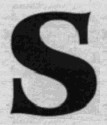 Letter S Letter S